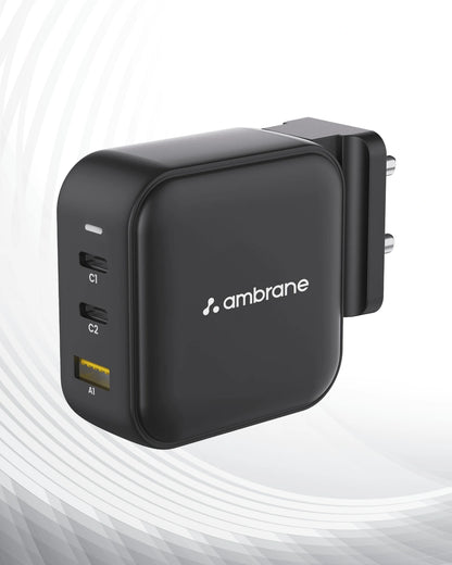 Travel-friendly 65W iPhone charger with advanced chip protection for safe and efficient charging