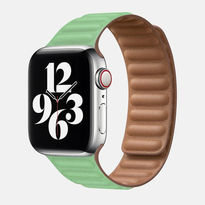  Refreshing mint green Apple Watch straps with a flexible, water resistant design.