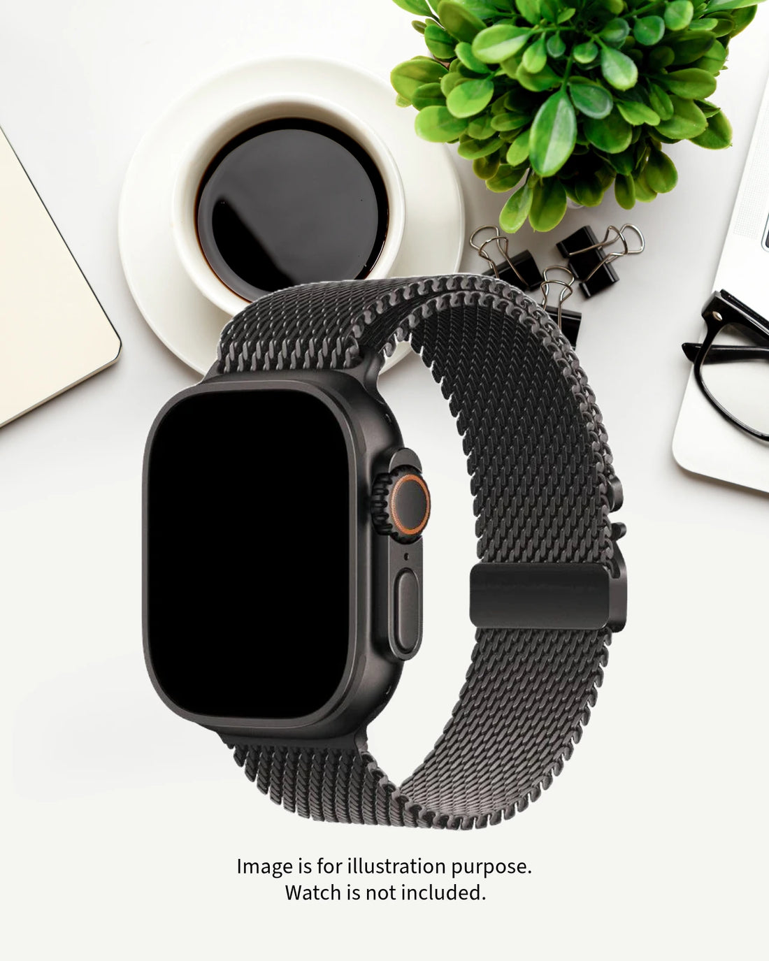 Milanese Loop 2.0 Apple Watch Band – Sleek Stainless Steel Strap with Magnetic Closure and Stylish Modern Design