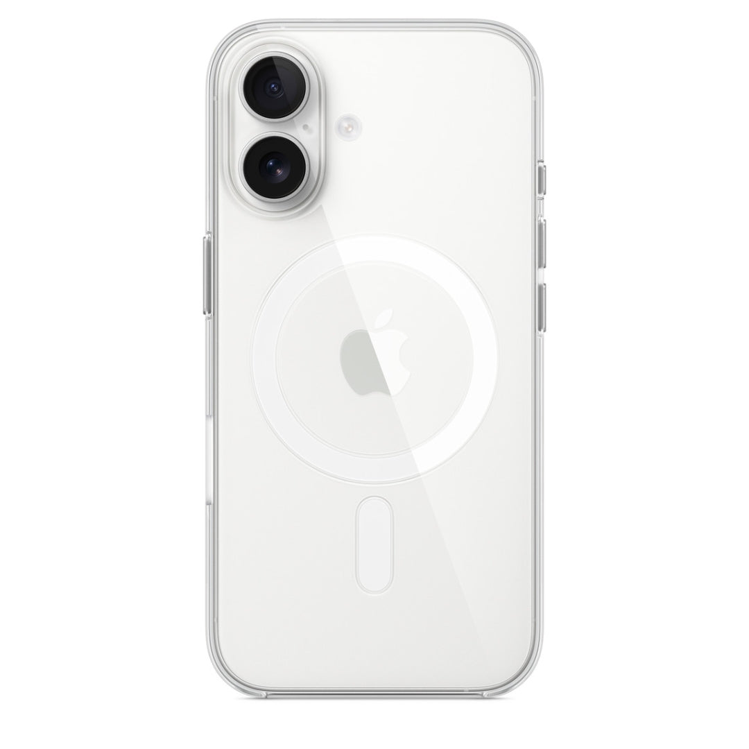 Crystal clear iPhone case with MagSafe for iphone 16 case Minimalist and shockproof mobile cover 