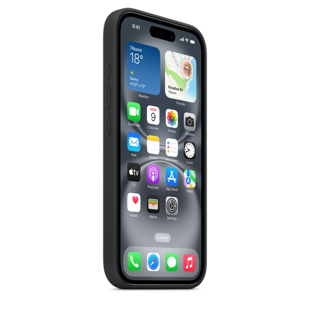 Black iPhone case with MagSafe for iphone 16 cases Shockproof and slim mobile cover with precise cutouts