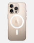 Gold transparent iPhone case with MagSafe, iphone 16 pro case offering premium protection. Sleek and lightweight mobile cover