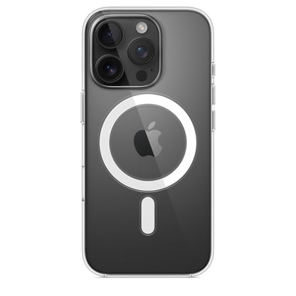 Black transparent iPhone case with MagSafe, iphone 16 pro case designed for superior drop protection