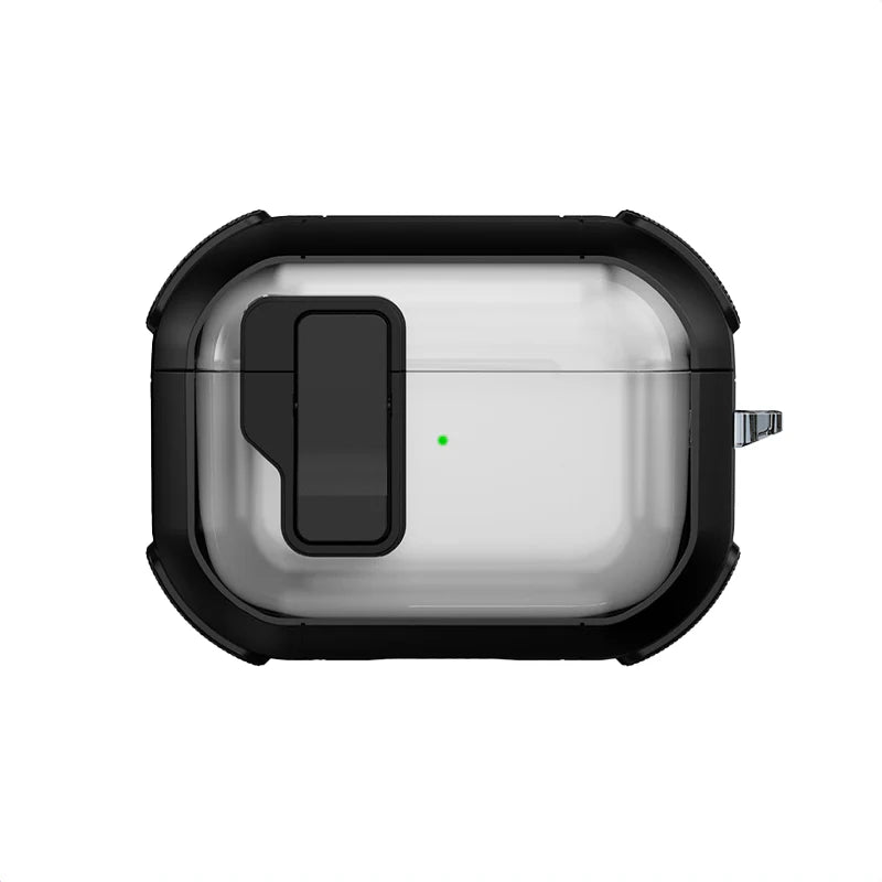 airpods pro 2 case Clear design with reinforced edges for enhanced drop protection and a visible charging indicator