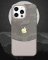 Trendy camouflage flip iPhone cover in beige, iphone 15 pro max cover offering sleek protection and a premium aesthetic