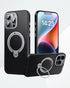 Versatile ring stand iPhone case, iphone 15 pro max cover supporting multiple viewing angles while maintaining a lightweight, stylish look.