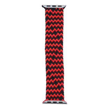 Apple Watch Strap | Nylon Braided Single Loop Band 38/40mm(S) - Ripple Black Red