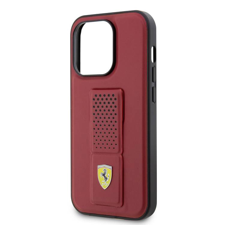 Sleek and durable Ferrari badge iPhone case with reinforced corner protection for iphone 15 covers