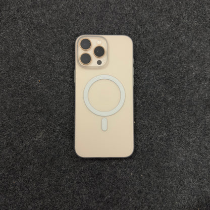 Minimalist beige MagSafe iPhone cover with a sleek design and seamless fit for ultimate device safety for iphone 15 covers