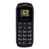 Front view of a black Kechaoda A26 dual sim feature phone with numeric keypad and small vibrant color screen.