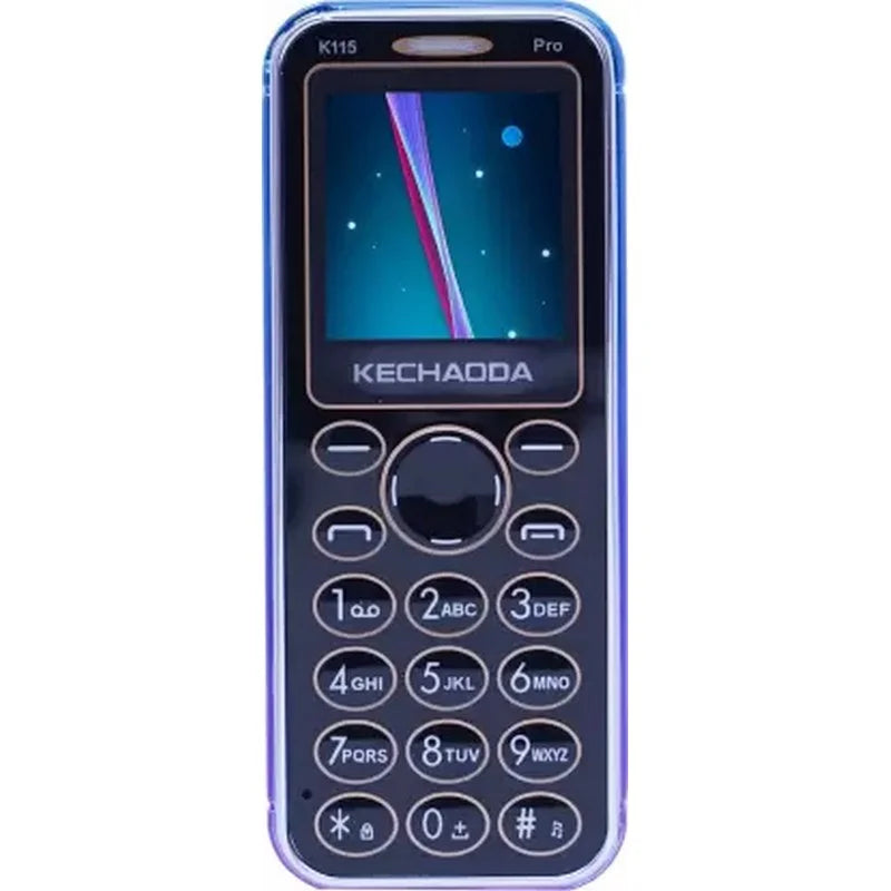  KECHAODA K115 Pro mobile phone featuring a compact screen and circular keypad layout