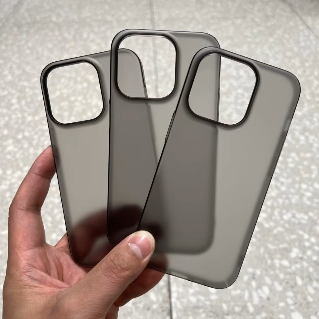 Frosted matte iPhone covers with anti fingerprint finish and soft TPU protection for drop resistance for iphone 16 pro case