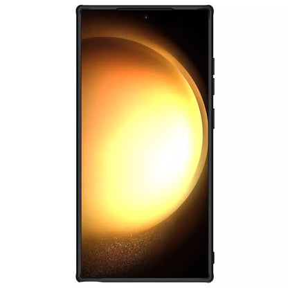 Front view of Samsung S24 Ultra in the samsung cover, s24 ultra cases india showcasing its edge-to-edge display.