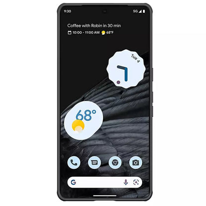 Google Pixel 7 Pro with protective matte black case sleek design with ultimate protection 