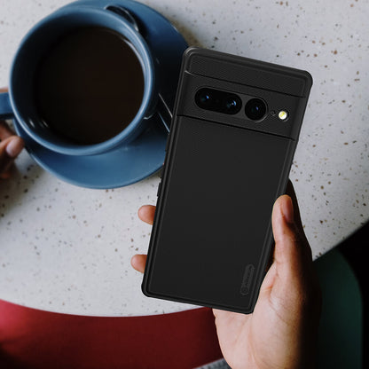 Stylish black mobile covers for Google Pixel 7 Pro case with a minimalist matte design, providing durable protection while maintaining a sleek look.