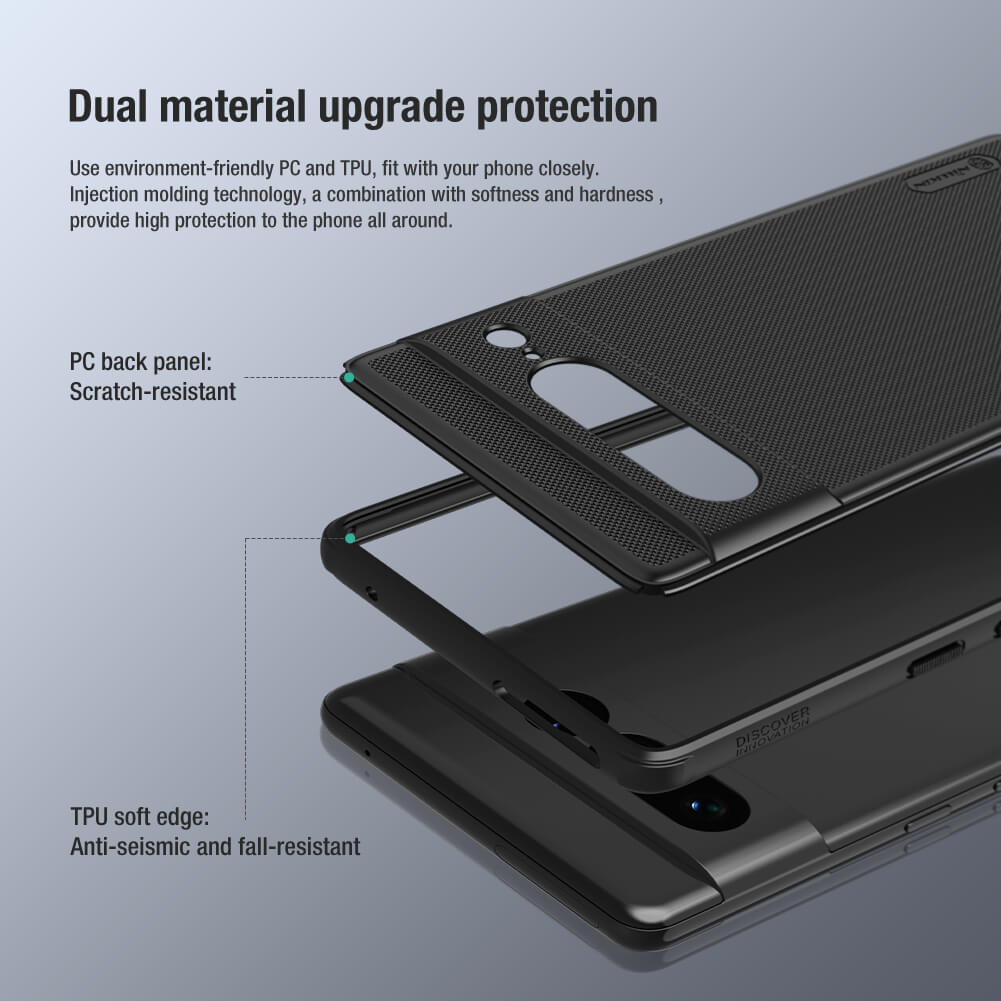 Dual layer material mobile covers for Google Pixel 7 Pro anti drop, scratch resistant back cover