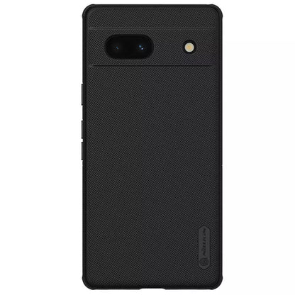 Premium matte black case for google pixel 7a with a textured grip, anti fingerprint coating, and rugged protection.