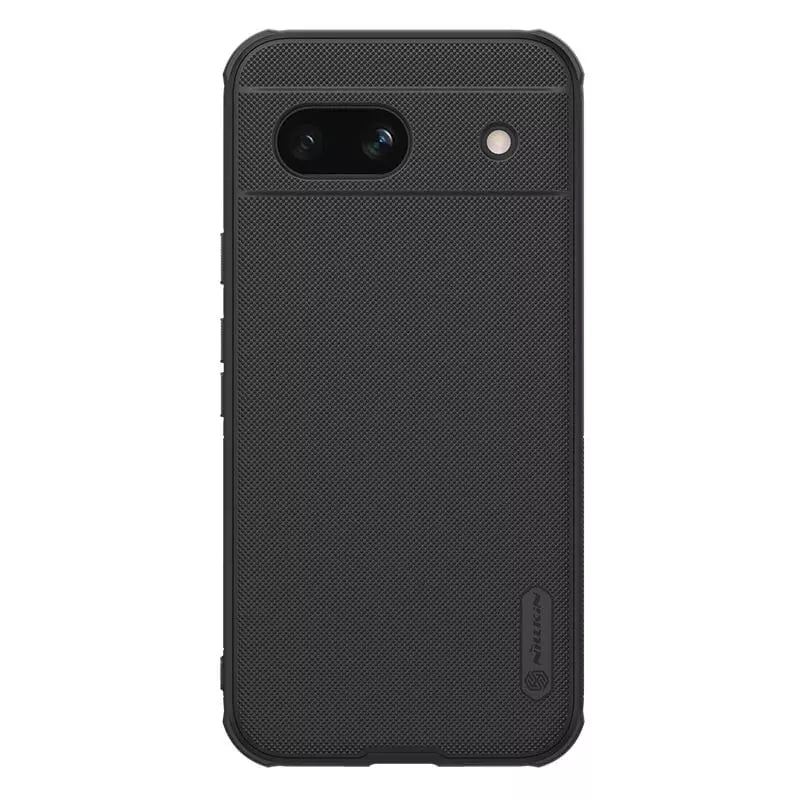 Rugged black Google Pixel 8A case with shockproof corners for enhanced drop protection
