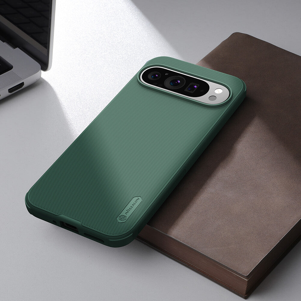 Sophisticated green mobile covers, Google Pixel 9 Pro XL featuring a matte soft touch finish for a premium look