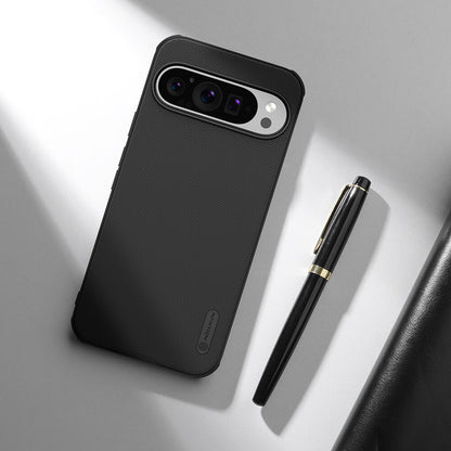 Black Google Pixel 9 Pro XL case with a thoughtful lanyard hole, ensuring anti drop and anti loss functionality.