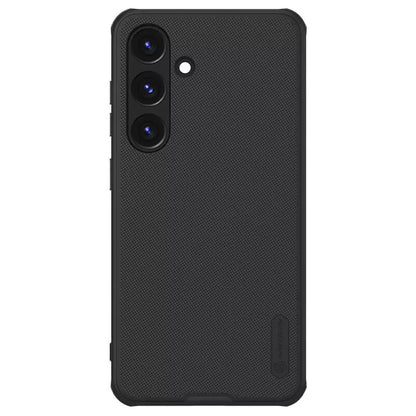  Full rear view of Nillkin Super Frosted Shield Pro case in black for s24 ultra cases india, featuring a clean, modern design