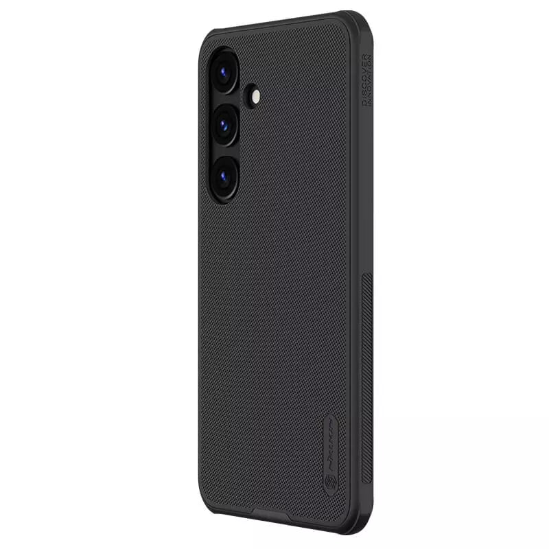 Angled view of Nillkin s24 ultra cases india with shock resistant corners and slim profile