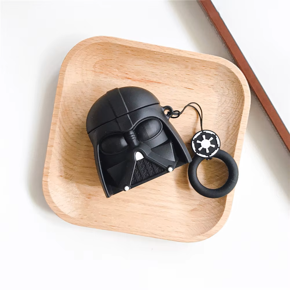 Star Wars AirPods Case for AirPods Pro 1 And 2 (Darth Vader With Keychain)