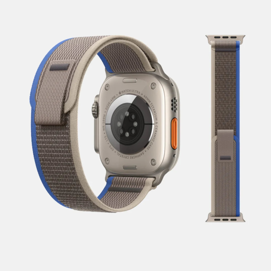 deep grey Lightweight and breathable Trail Loop apple watch straps designed for comfort and style on your Apple Watch.