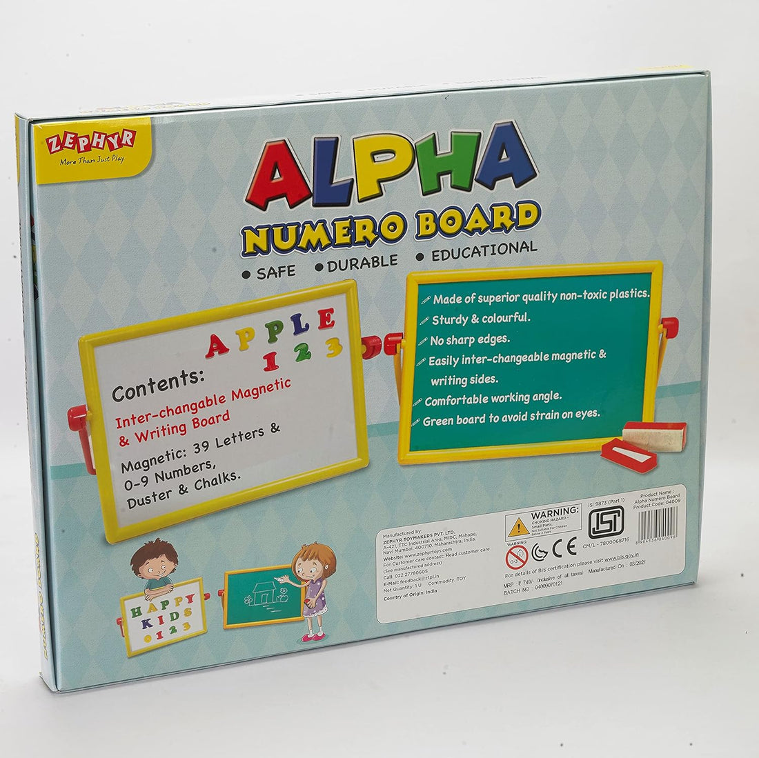 Colorful educational board for children featuring numbers, designed for wholesale distribution and interactive learning