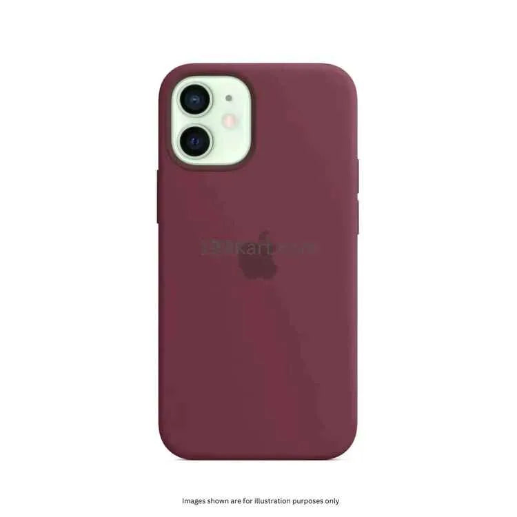 Luxurious burgundy red mobile covers, 12 mini cover with a classic leather texture