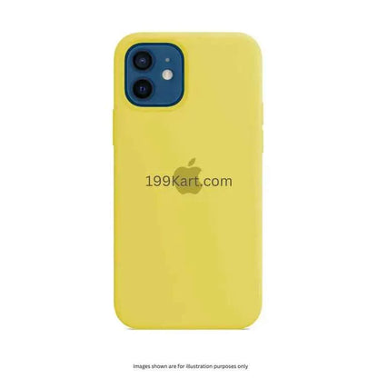 Bright yellow iPhone cover, iPhone 12 mini cover offering a snug fit with MagSafe support
