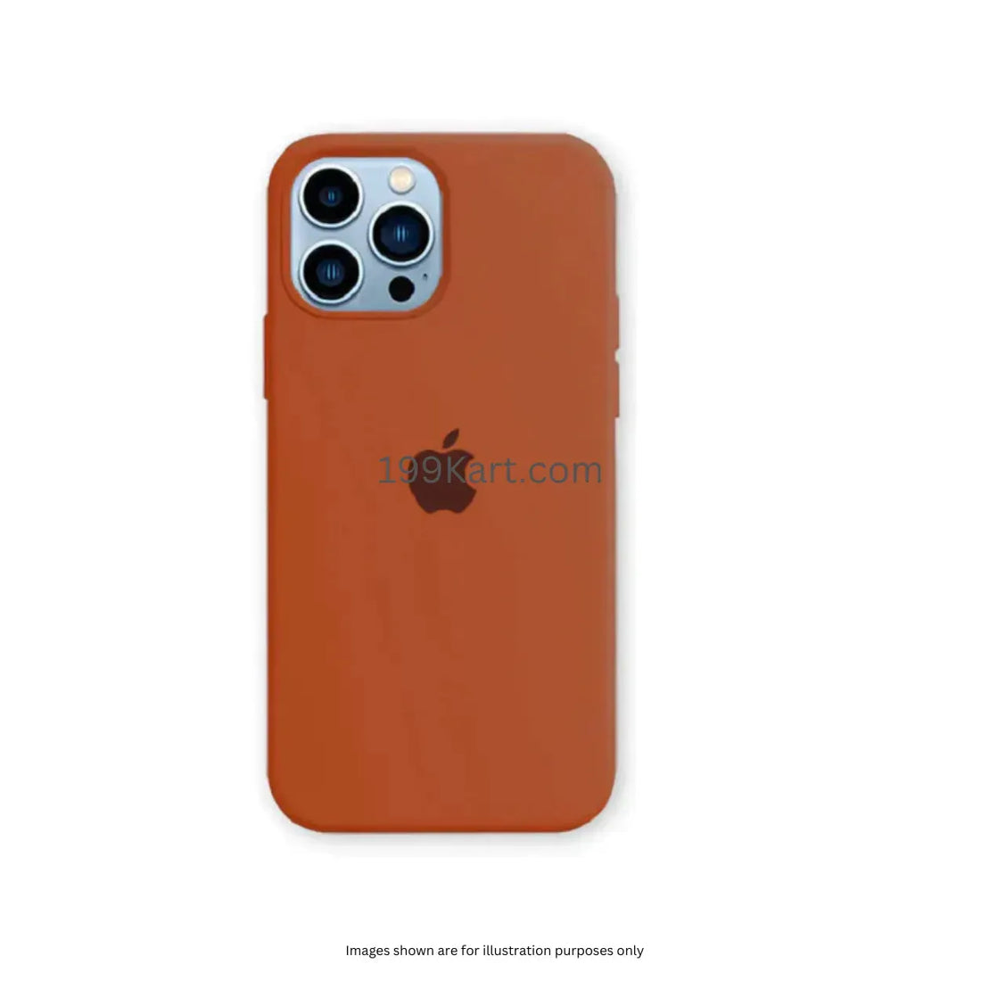 Cinnamon brown iPhone cover, crafted from high quality silicone, minimalist design for 14 pro max case