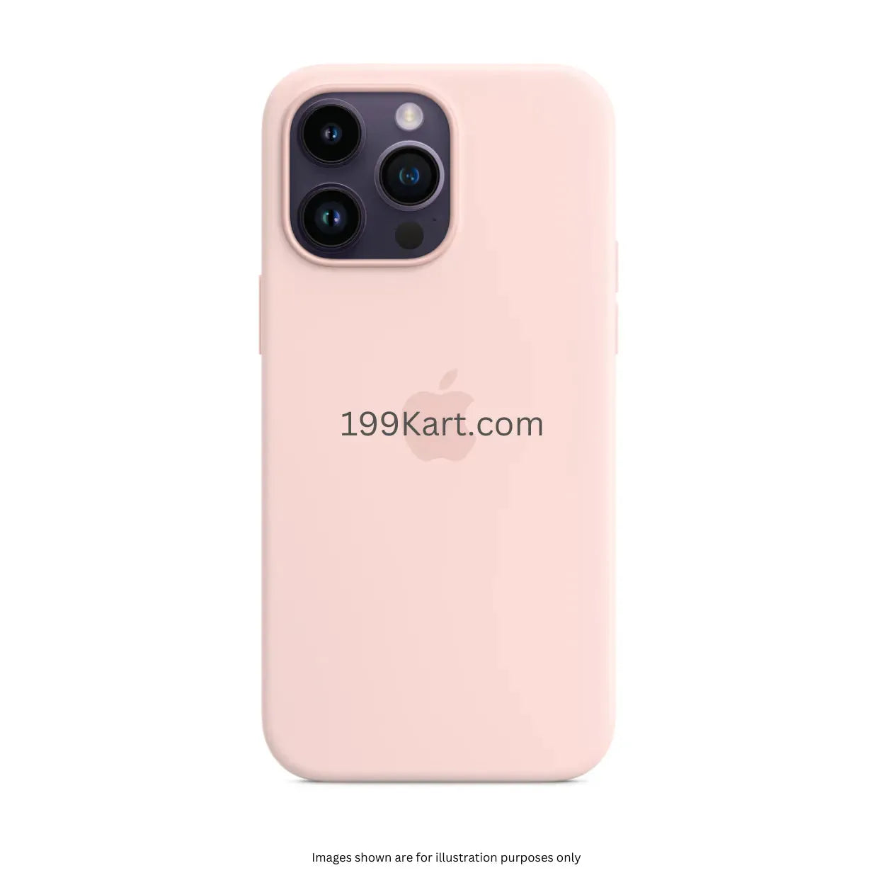 pale pink  iPhone case, 14 pro max cover smooth silicone texture for enhanced grip