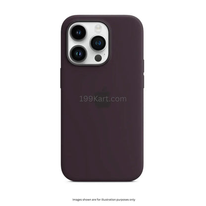 Maroon silicone iPhone case, rich in color with a durable finish for 14 pro max cover