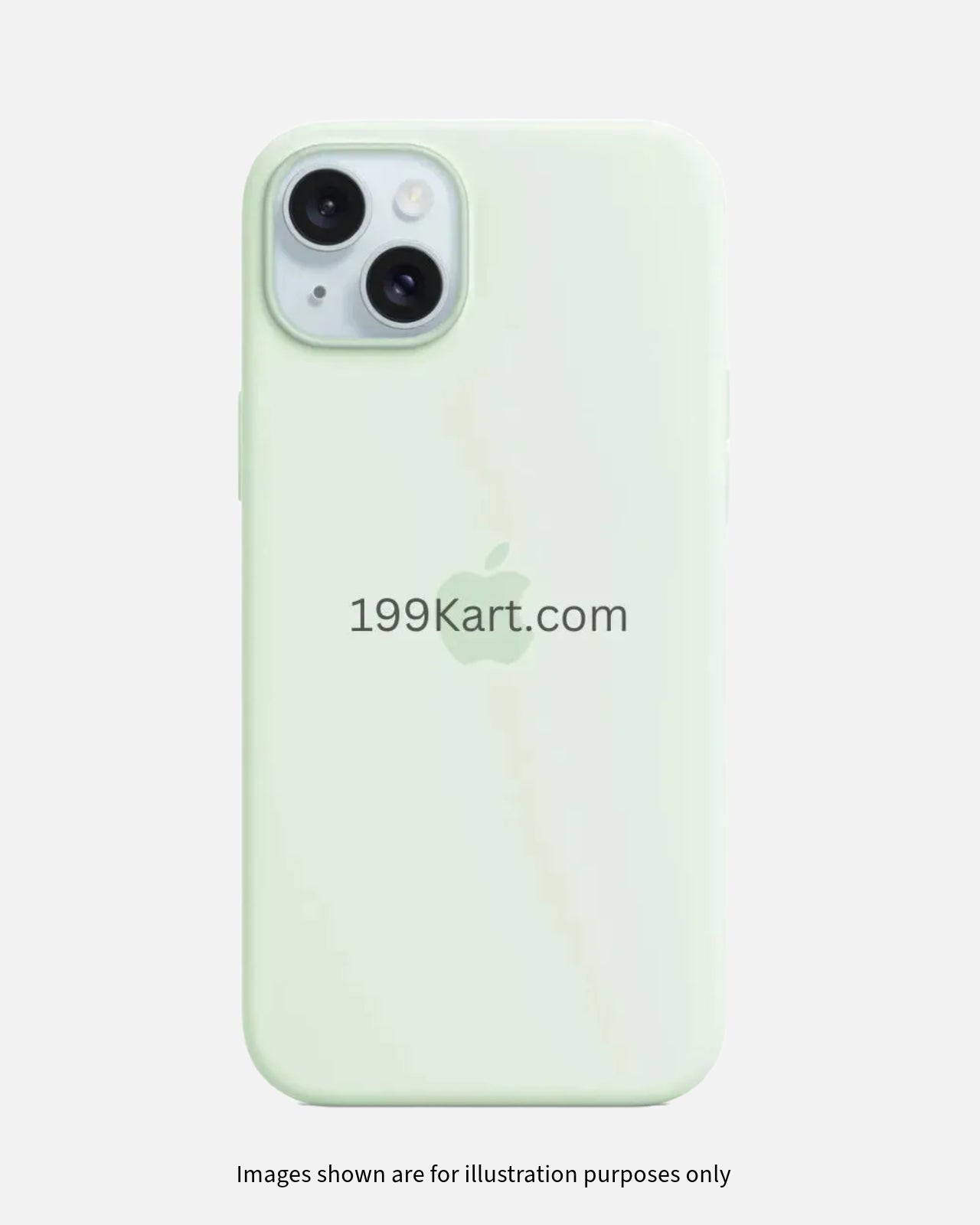 Light Green Silicone iPhone Case for iphone 15 cover with MagSafe Soft touch silicone mobile cover in a refreshing light green shade. Designed for a snug fit with MagSafe compatibility