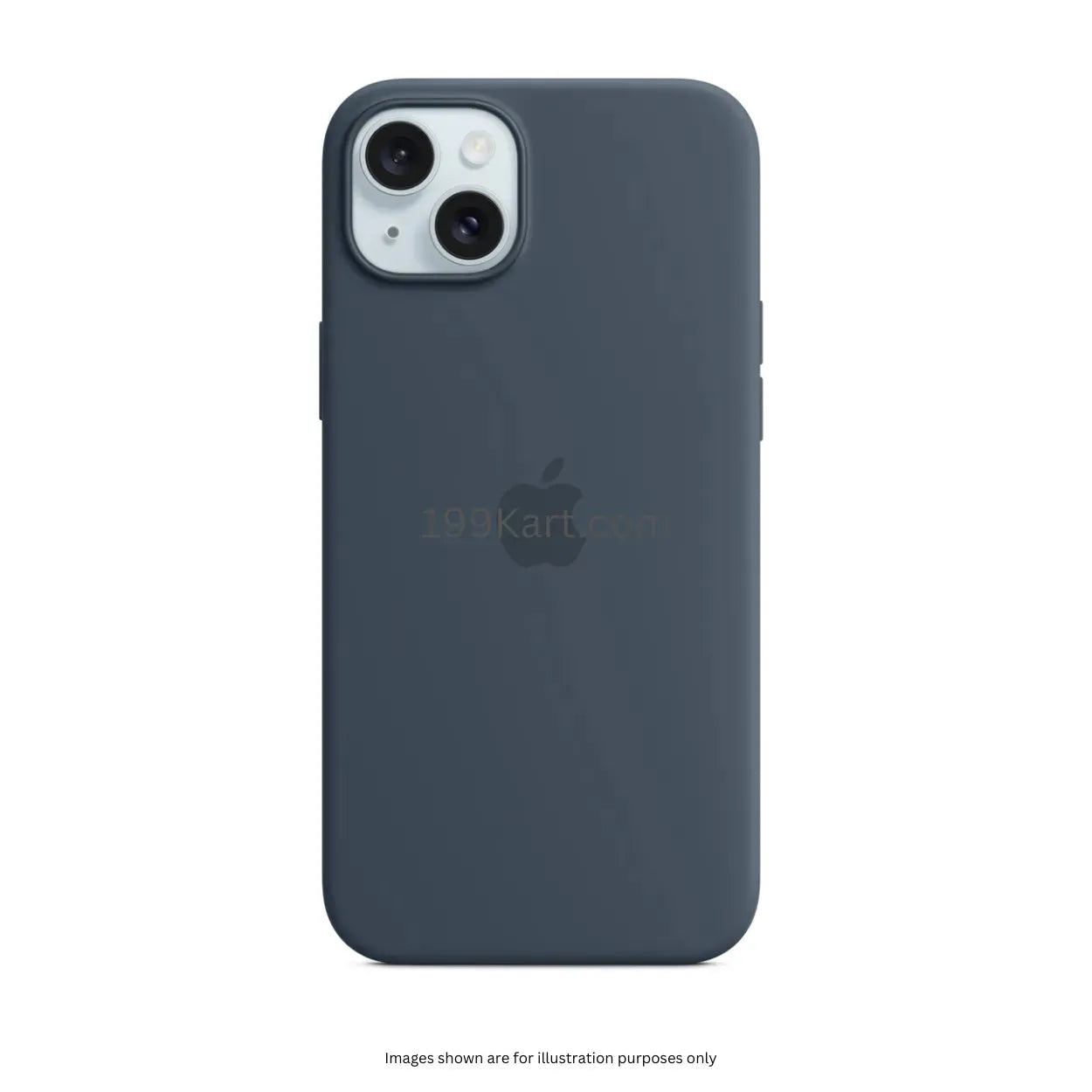 Dark blue silicone iPhone case, iphone 15 cover elegant and robust, apple cover