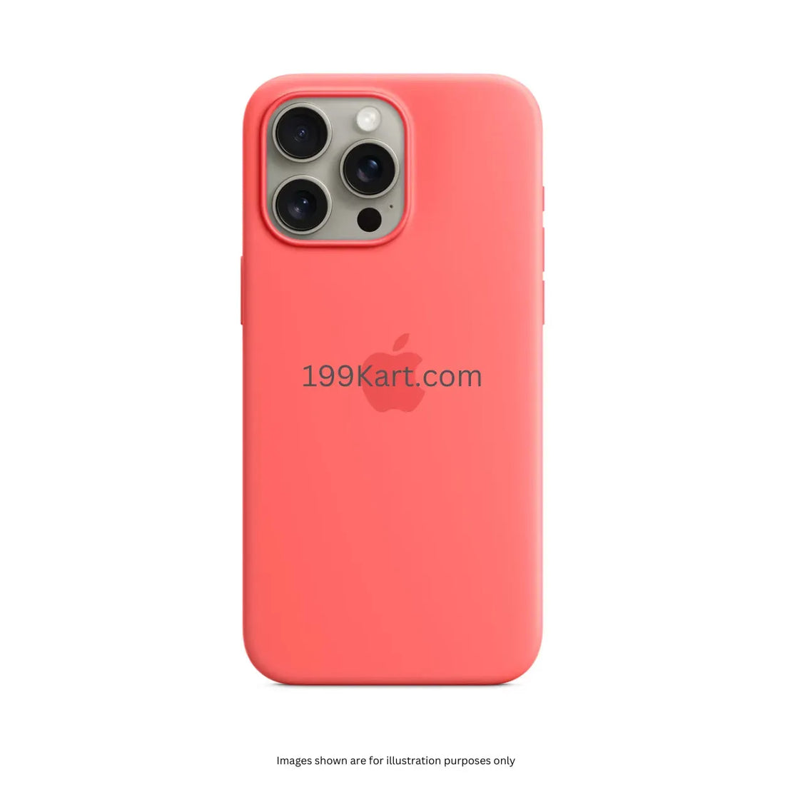 Soft chalk pink iPhone cover for iphone 15 pro covers with a delicate silicone design and MagSafe support
