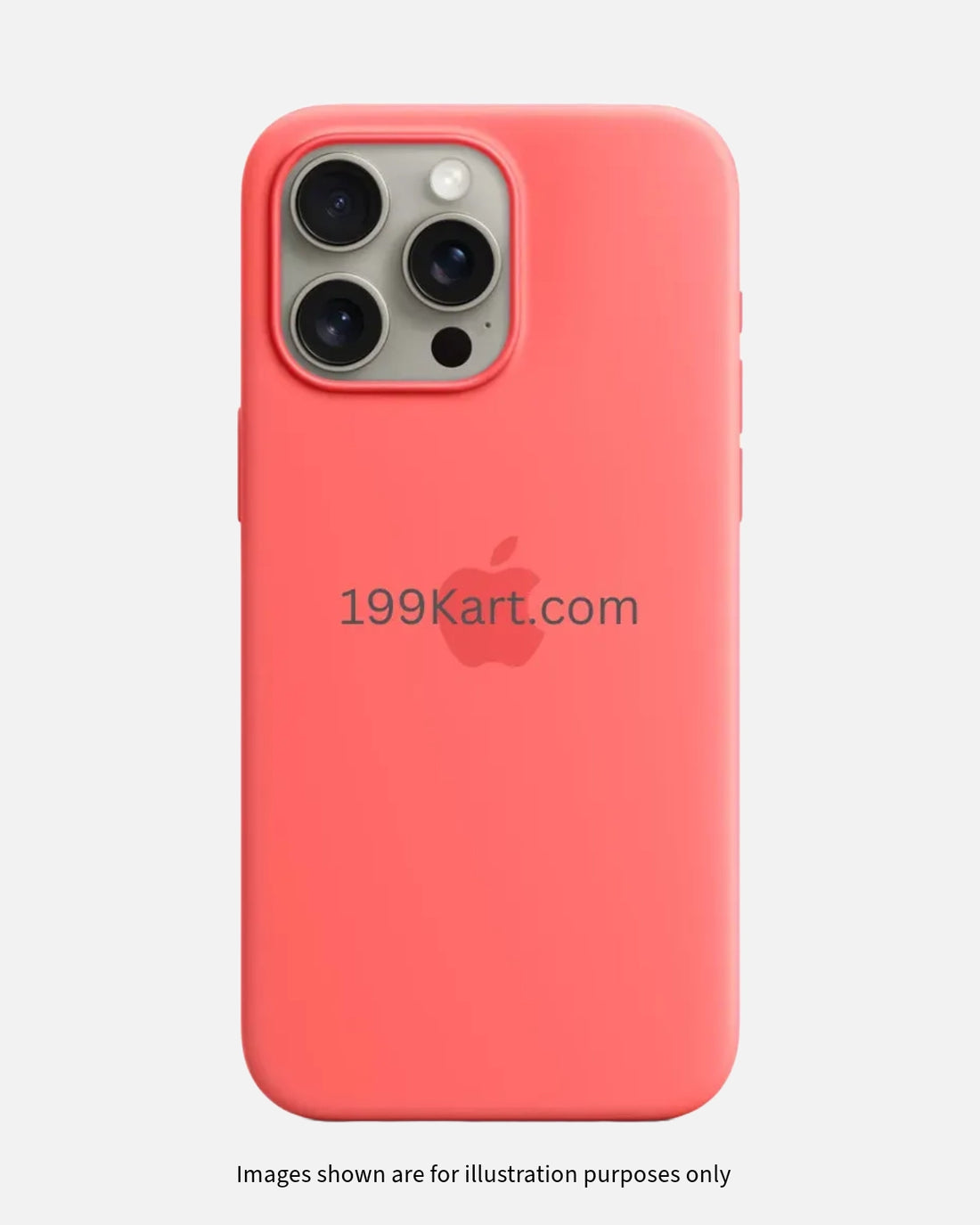 Soft chalk pink iPhone cover for iphone 15 pro covers with a delicate silicone design and MagSafe support
