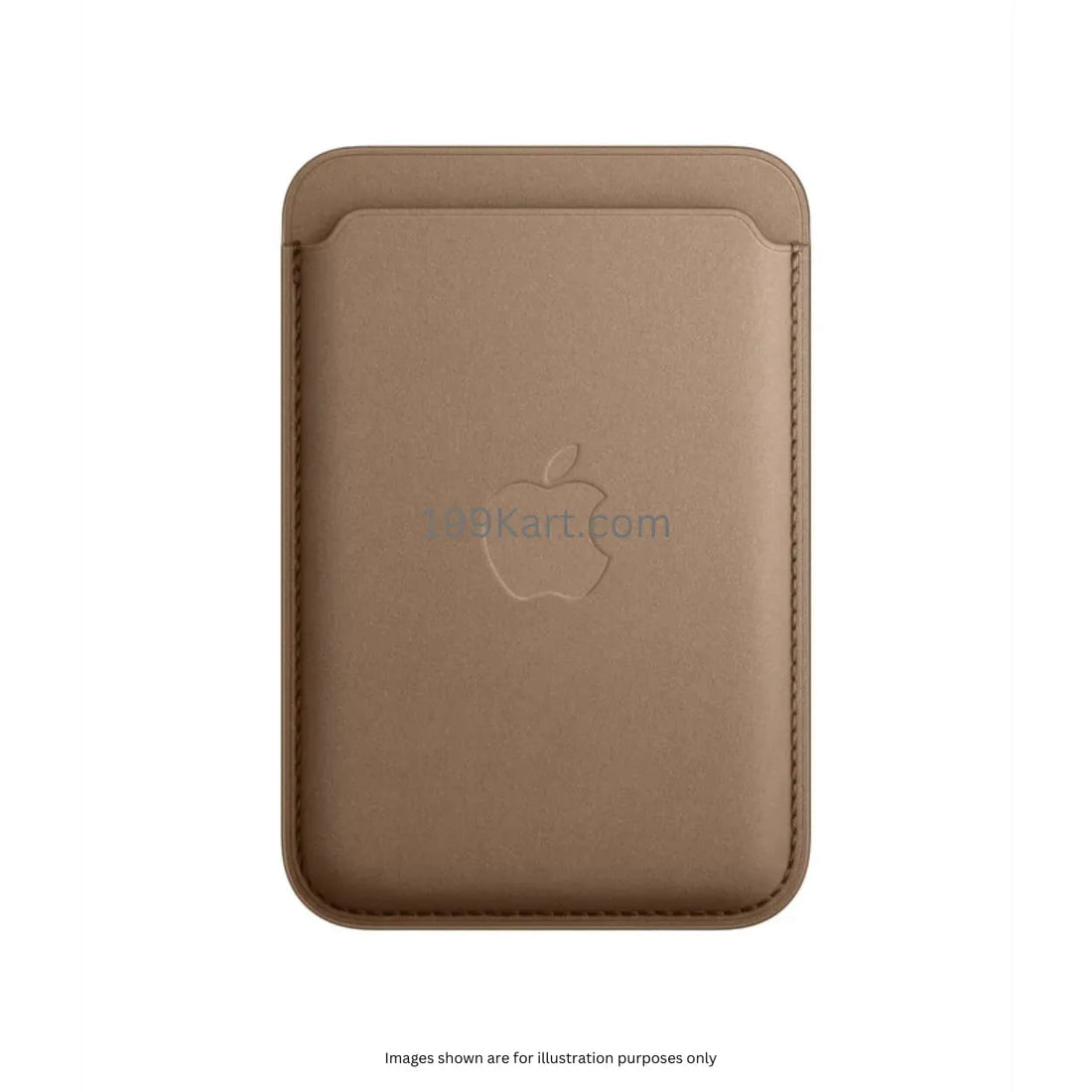 Premium brown FineWoven Apple wallet with MagSafe,card holder offering secure card storage and seamless magnetic attachment.