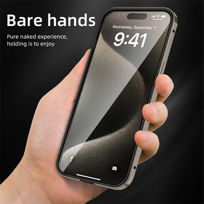 Desert Titanium Metal Bumper Luxury Hybrid Aluminum Frame – iPhone Cover for iPhone 16 Pro / Pro Max