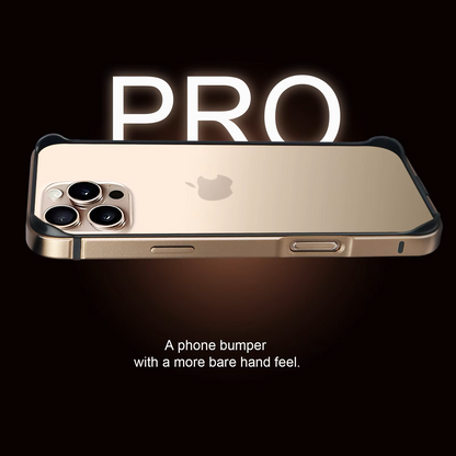 Desert Titanium Metal Bumper Luxury Hybrid Aluminum Frame – iPhone Cover for iPhone 16 Pro / Pro Max