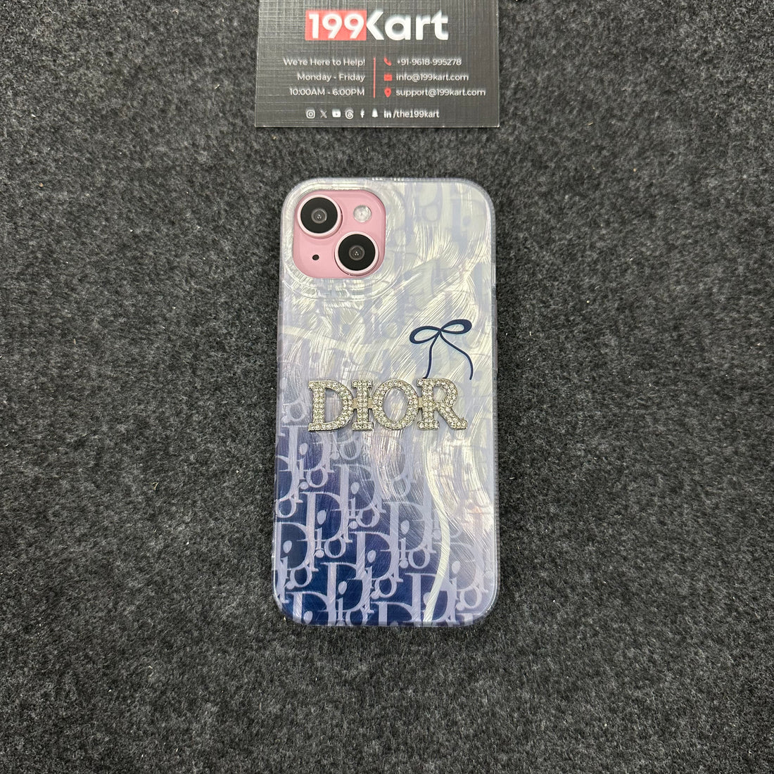 Elegant Dior inspired iPhone cover, iphone 15 covers designed with electroplated edges and precise cutouts for effortless access