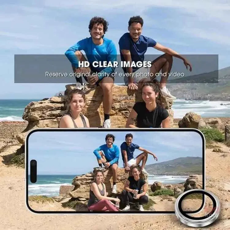  High quality camera lenses for iphone with ultra clear transparency and anti reflective coating for seamless camera protection
