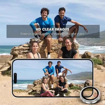  High quality camera lenses for iphone with ultra clear transparency and anti reflective coating for seamless camera protection