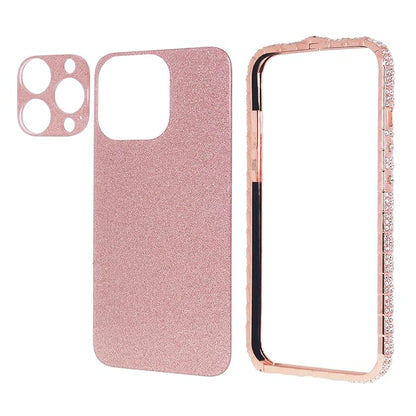 A designer inspired protective apple cover for iphone 16 pro max cover with sparkling embellishments, offering a high end fashionable appeal