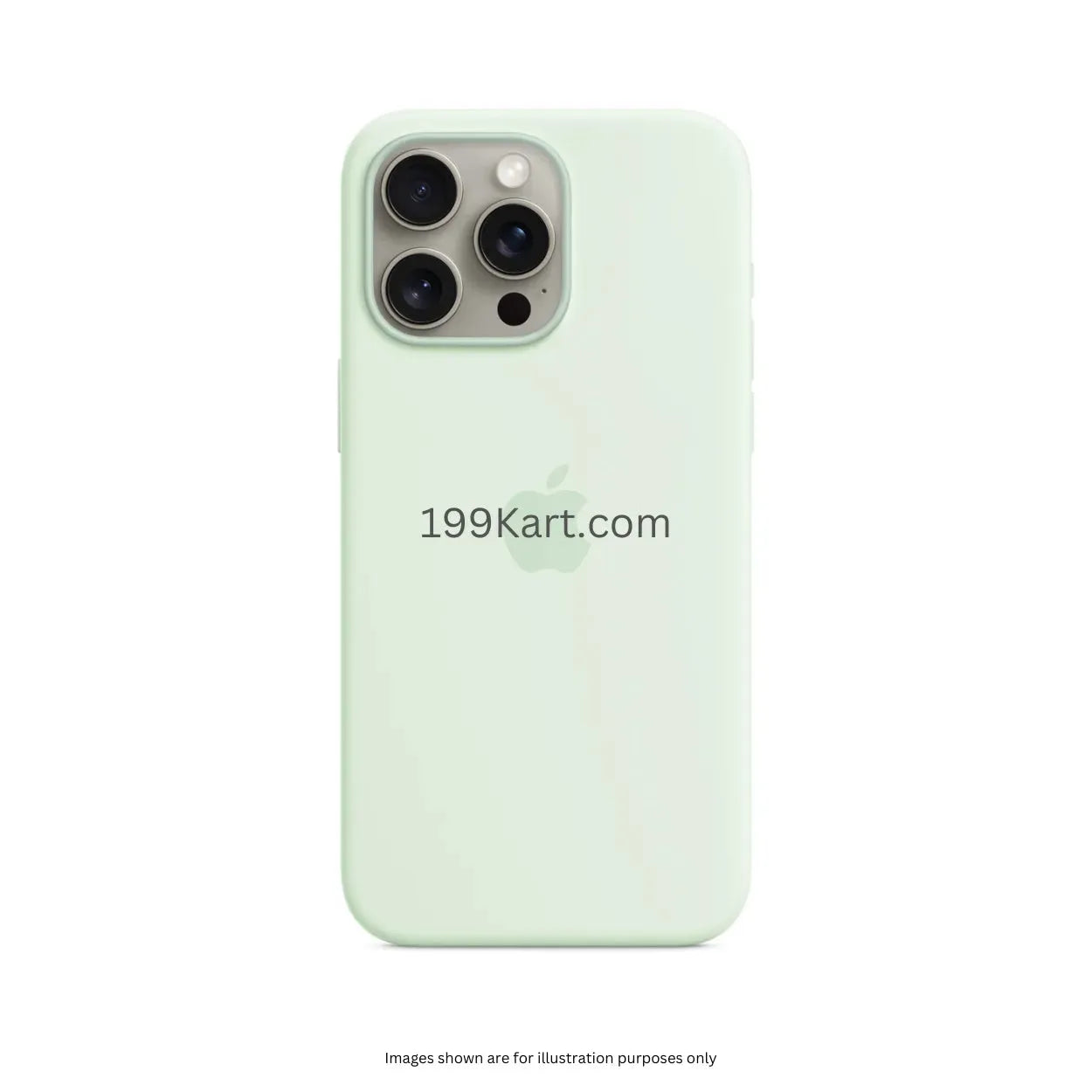 mint green silicone apple cover for iphone 15 pro max cover provides a slim, lightweight design while supporting MagSafe for quick and easy charging