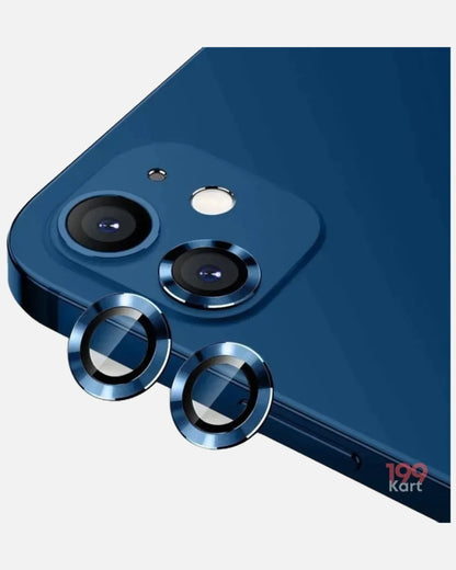 Premium blue camera lens for iphone, featuring durable material to shield against dust, scratches, and impacts