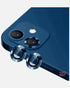 Premium blue camera lens for iphone, featuring durable material to shield against dust, scratches, and impacts