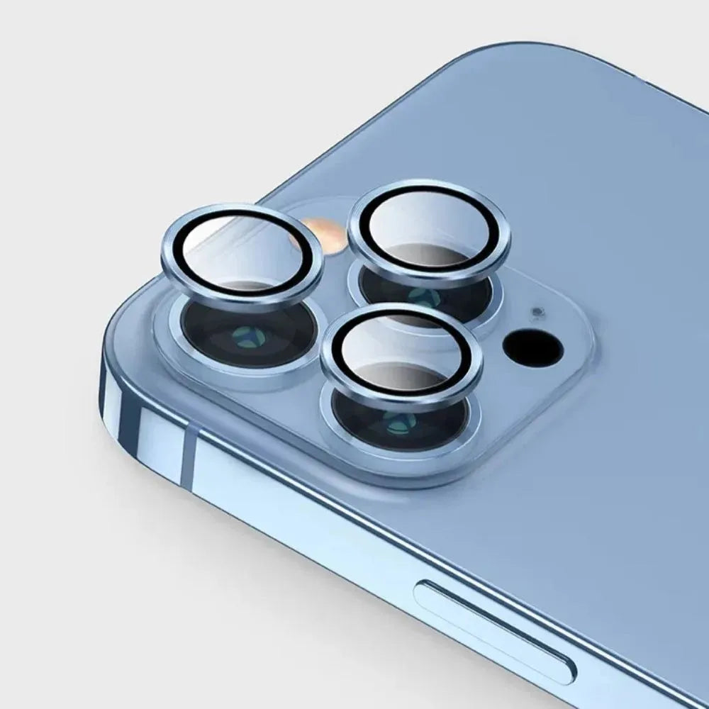  A vibrant blue gradient camera lenses for iphone that adds a unique touch to your iPhone camera while offering excellent protection