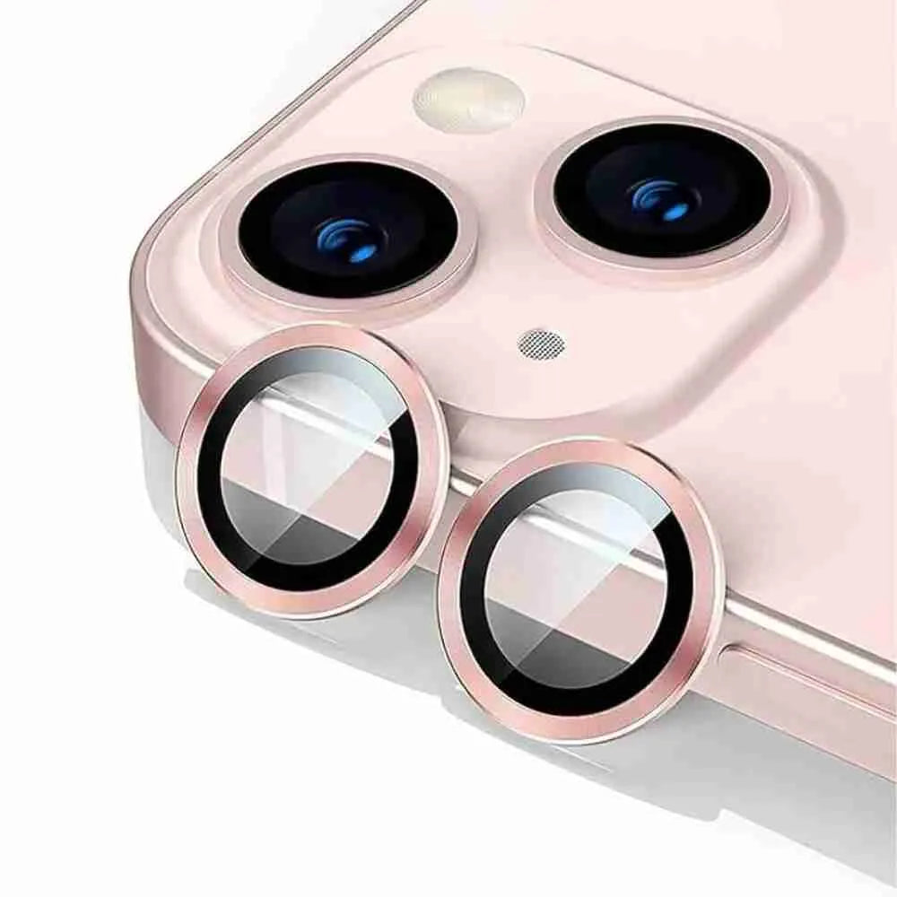  Elegant pink camera lens for iphone designed for iPhone 14 and 14 Plus, ensuring scratch resistance and clarity